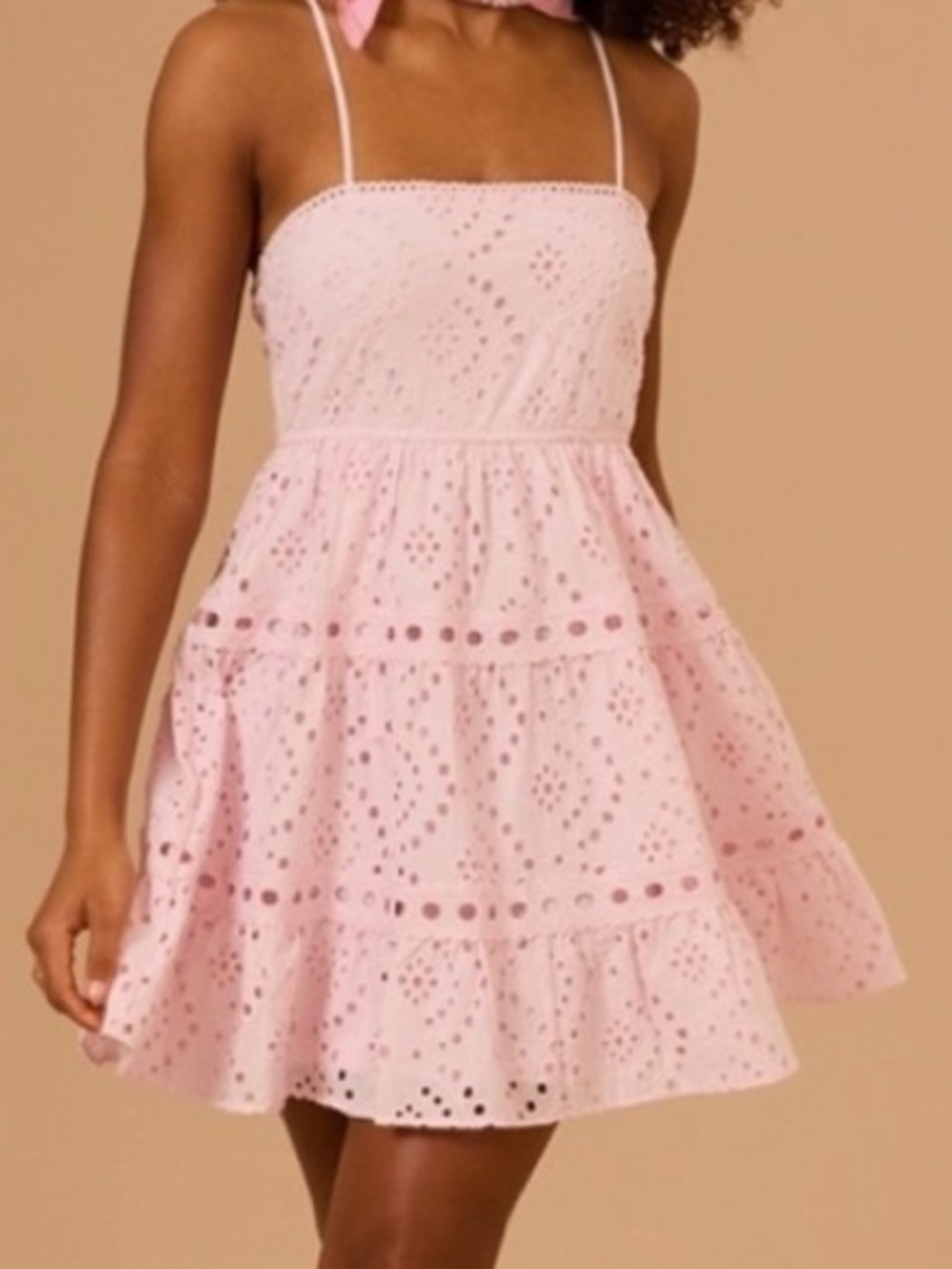 NWT Altar'd State Pink Meadow Mini Dress